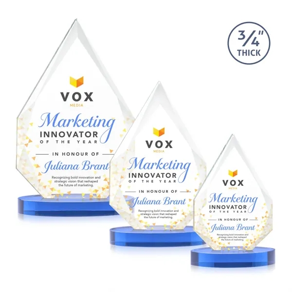 The classic Hawthorne 3/4" thick Starfire Crystal Award is the pinnacle... from ASI 84592 St Regis Group / St Regis