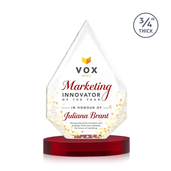 The classic Hawthorne 3/4" thick Starfire Crystal Award is the pinnacle... from ASI 84592 St Regis Group / St Regis