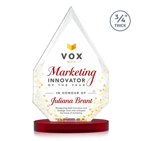 The classic Hawthorne 3/4" thick Starfire Crystal Award is the pinnacle... from ASI 84592 St Regis Group / St Regis