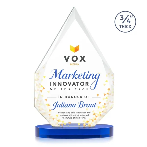 The classic Hawthorne 3/4" thick Starfire Crystal Award is the pinnacle... from ASI 84592 St Regis Group / St Regis