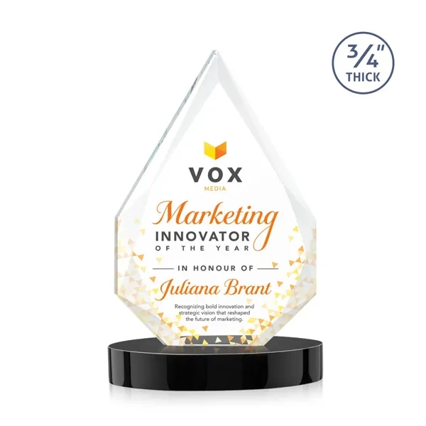The classic Hawthorne 3/4" thick Starfire Crystal Award is the pinnacle... from ASI 84592 St Regis Group / St Regis