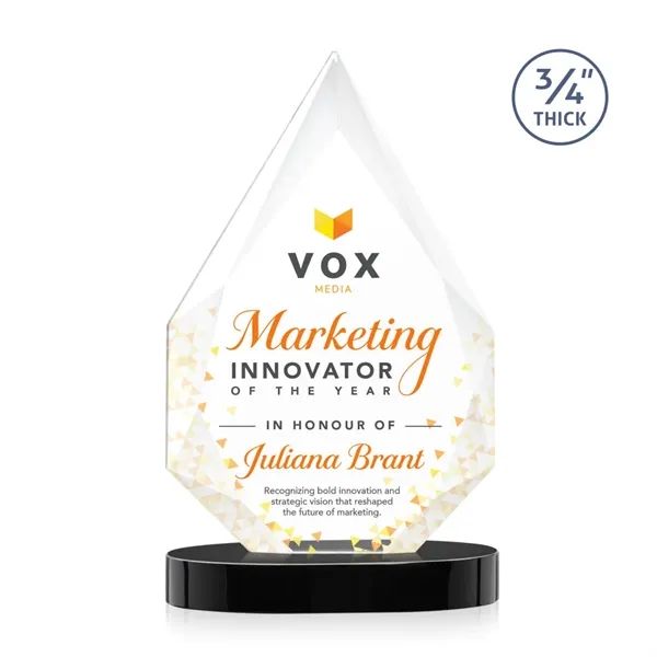 The classic Hawthorne 3/4" thick Starfire Crystal Award is the pinnacle... from ASI 84592 St Regis Group / St Regis