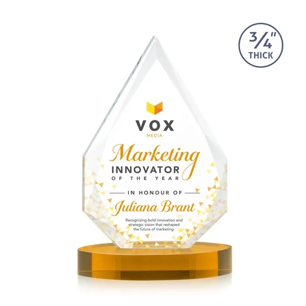 The classic Hawthorne 3/4" thick Starfire Crystal Award is the pinnacle... from ASI 84592 St Regis Group / St Regis