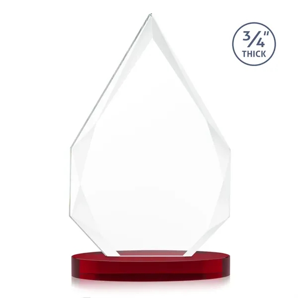 The classic Hawthorne 3/4" thick Starfire Crystal Award on Alberton Base... from ASI 84592 St Regis Group / St Regis