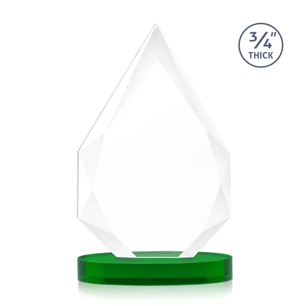 The classic Hawthorne 3/4" thick Starfire Crystal Award on Alberton Base... from ASI 84592 St Regis Group / St Regis