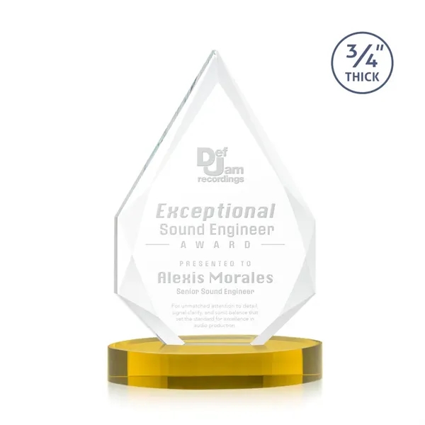 The classic Hawthorne 3/4" thick Starfire Crystal Award on Alberton Base... from ASI 84592 St Regis Group / St Regis