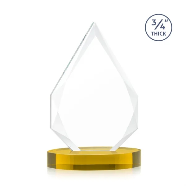 The classic Hawthorne 3/4" thick Starfire Crystal Award on Alberton Base... from ASI 84592 St Regis Group / St Regis