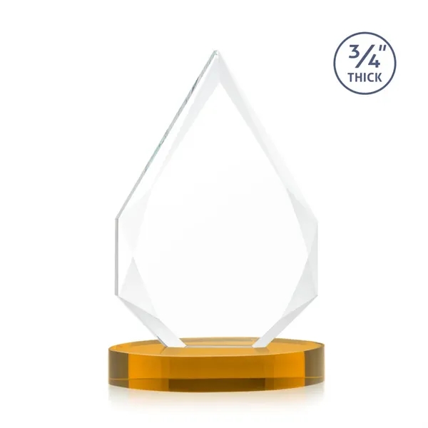 The classic Hawthorne 3/4" thick Starfire Crystal Award on Alberton Base... from ASI 84592 St Regis Group / St Regis