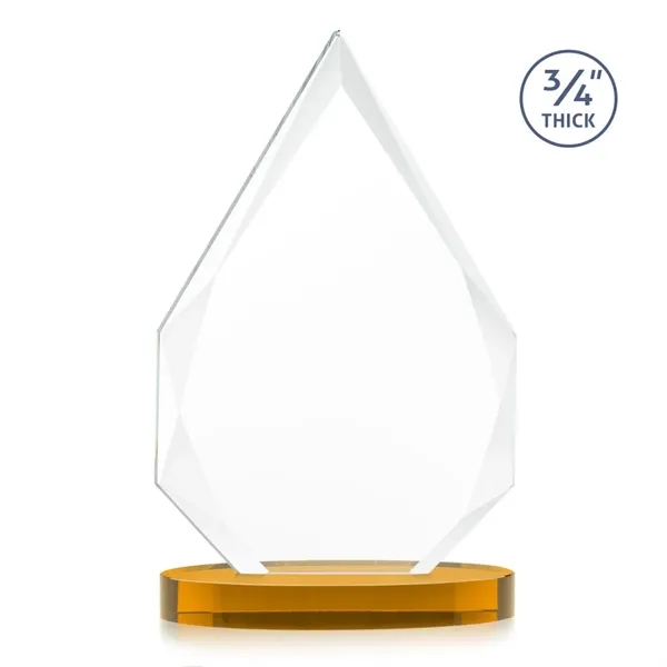 The classic Hawthorne 3/4" thick Starfire Crystal Award on Alberton Base... from ASI 84592 St Regis Group / St Regis