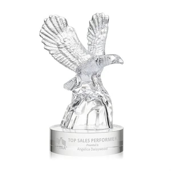 The Malvina Eagle Award features a commanding optical crystal eagle mounted... from ASI 84592 St Regis Group / St Regis
