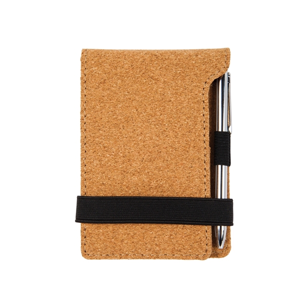 3 1/4" x 4 3/4" notepad made of cork material with... from ASI 74601 Calico