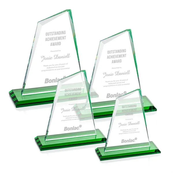 Our extraordinary beveled Starfire Summit award is combined with emerald optical... from ASI 84592 St Regis Group / St Regis