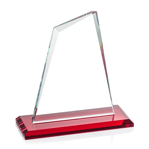 Our extraordinary beveled Starfire Summit award is combined with ruby optical... from ASI 84592 St Regis Group / St Regis