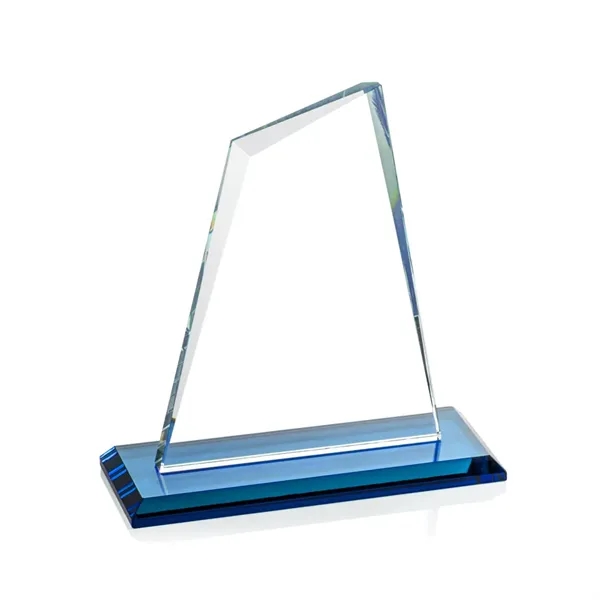 Our extraordinary beveled Starfire Summit award is combined with sky blue... from ASI 84592 St Regis Group / St Regis