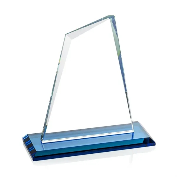 Our extraordinary beveled Starfire Summit award is combined with sky blue... from ASI 84592 St Regis Group / St Regis