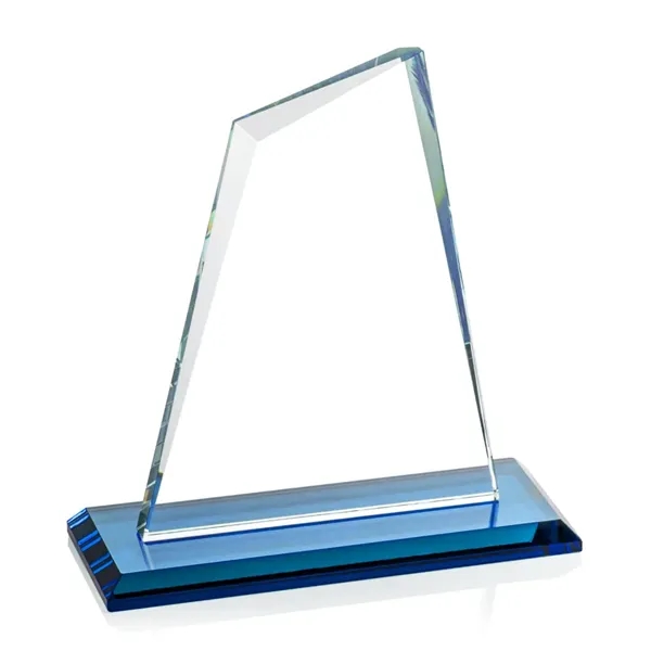 Our extraordinary beveled Starfire Summit award is combined with sky blue... from ASI 84592 St Regis Group / St Regis