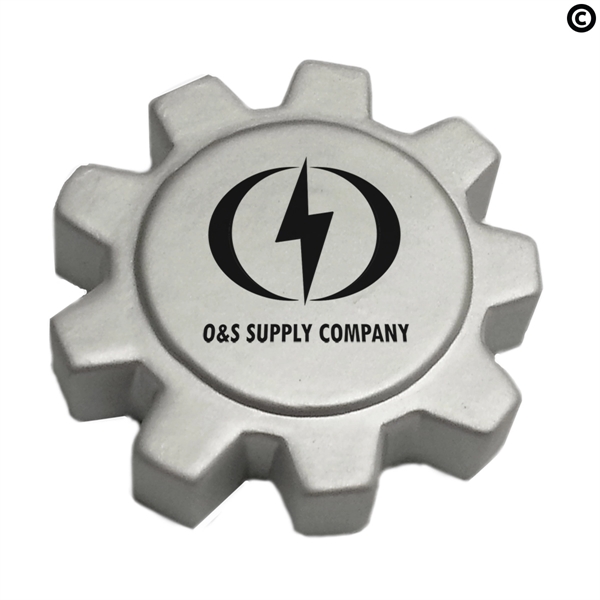 Silver gear shaped stress reliever.... from ASI 74779 O & S Supply Company LLC / O & S Supply Company