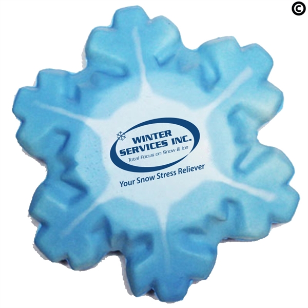 Stress Reliever in shape of Snowflake... from ASI 74779 O & S Supply Company LLC / O & S Supply Company