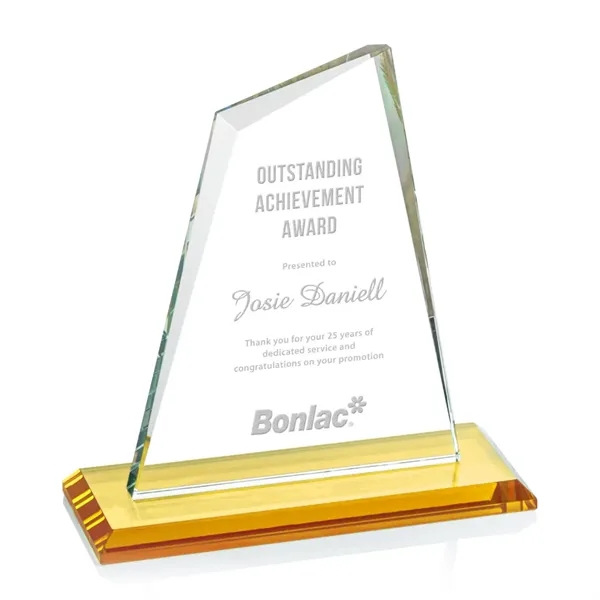 Our extraordinary beveled Starfire Summit award is combined with amber optical... from ASI 84592 St Regis Group / St Regis