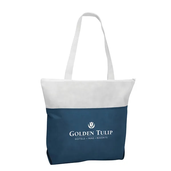 Poly Pro Two-Tone Zippered Tote... from ASI 40480 Koozie Group