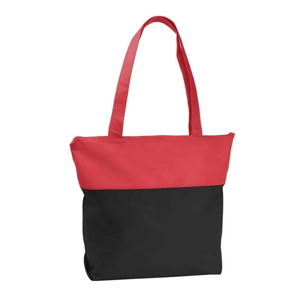Poly Pro Two-Tone Zippered Tote... from ASI 40480 Koozie Group