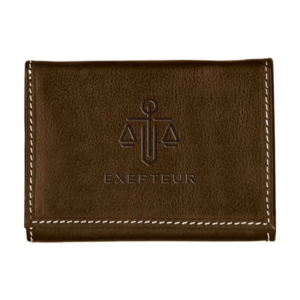 Andrew Philips® Contrast Stitch Tri-Fold Wallet... from ASI 40480 Koozie Group