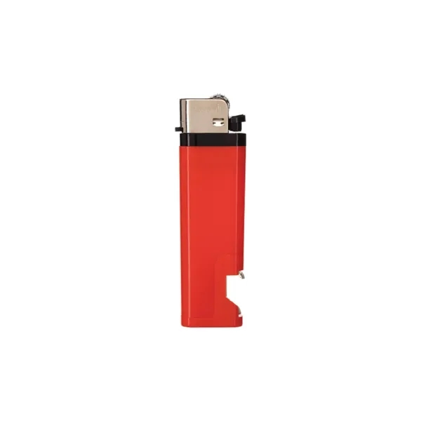 Standard flame lighter with bottle opener plus 1 color silkscreen imprint... from ASI 37218 Athena Promo (tm)
