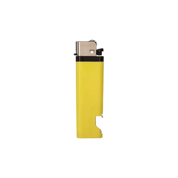 Standard flame lighter with bottle opener plus 1 color silkscreen imprint... from ASI 37218 Athena Promo (tm)