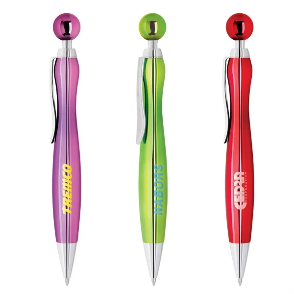 Ultraviolet coated pens in bright colors with a ball clicker. Pens... from ASI 68190 Lungsal / Lungsal