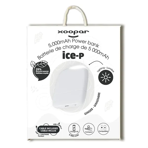 Power bank with built-in LED flashlight... from ASI 62124 iClick, Inc. / iClick®