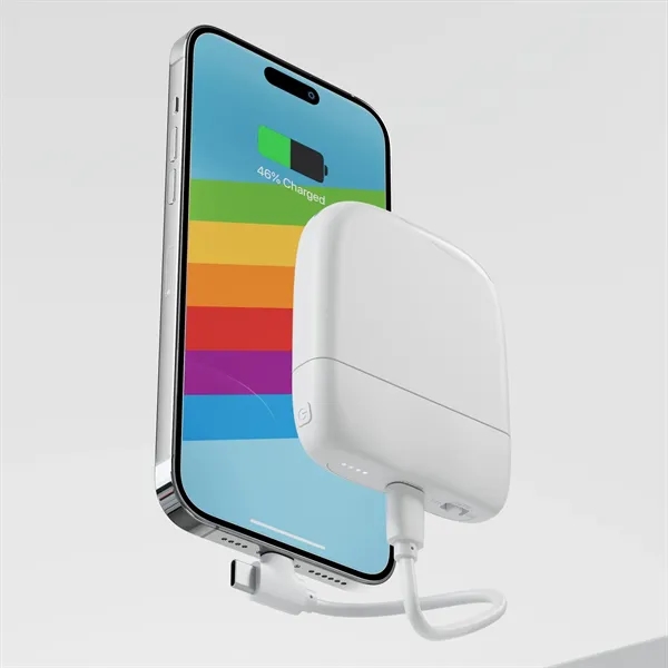 Power bank with built-in LED flashlight... from ASI 62124 iClick, Inc. / iClick®