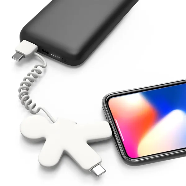 Charging cable with 3 USB ports and a Lightning-compatible port... from ASI 62124 iClick, Inc. / iClick®