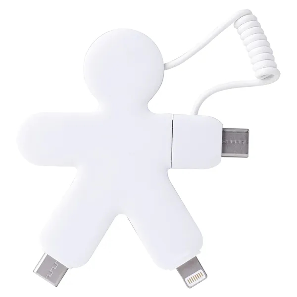 Charging cable with 3 USB ports and a Lightning-compatible port... from ASI 62124 iClick, Inc. / iClick®