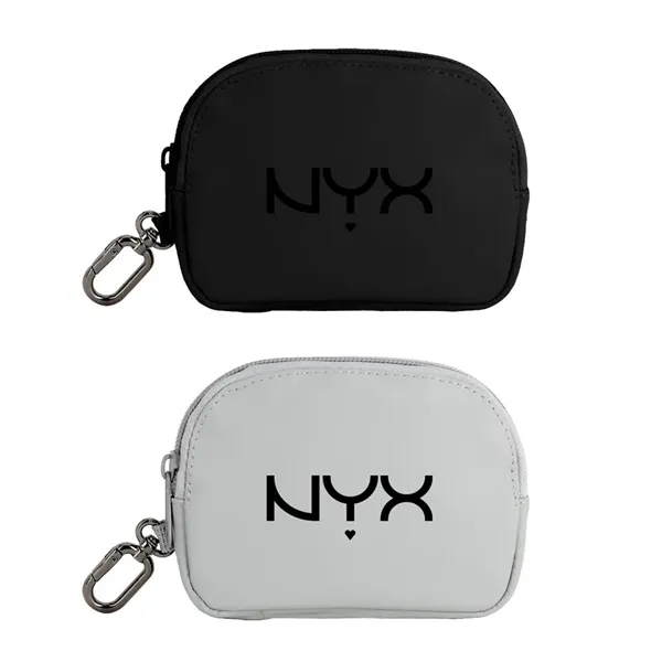 Recycled PU pouch with zipper closure.... from ASI 88060 Snugz/USA Inc