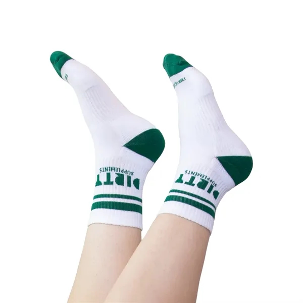 These Quarter Crew socks feature extra heel and toe cushioning, compression... from ASI 88072 Sock Club Enterprises LLC