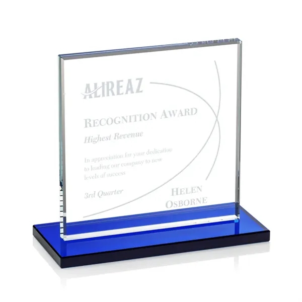 Bold Sahara Award features a 0.5” thick Starfire crystal mounted on... from ASI 84592 St Regis Group / St Regis