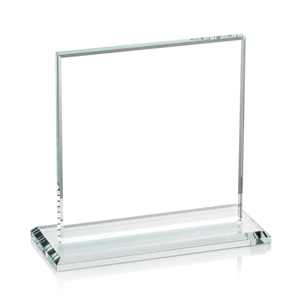 Square starfire color 1/2-inch thick award with a base.... from ASI 84592 St Regis Group / St Regis