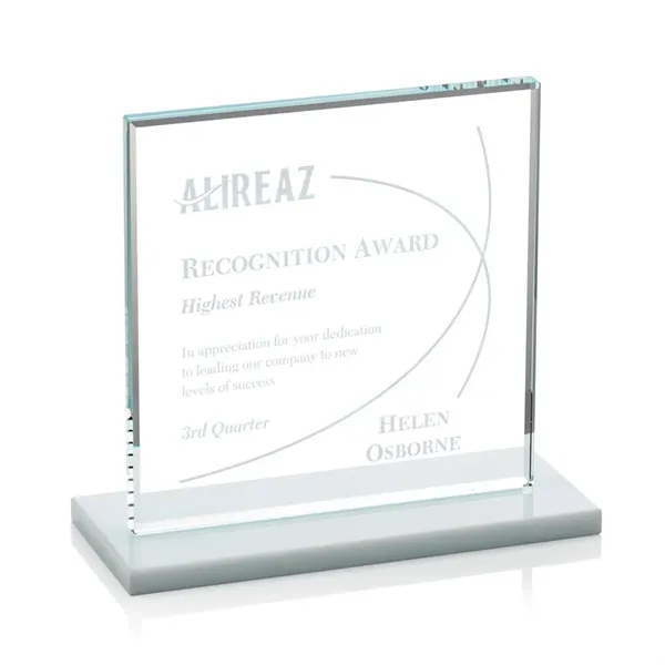 Bold Sahara Award features a 0.5” thick Starfire crystal mounted on... from ASI 84592 St Regis Group / St Regis