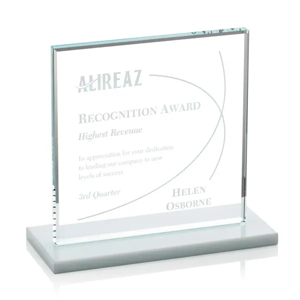 Bold Sahara Award features a 0.5” thick Starfire crystal mounted on... from ASI 84592 St Regis Group / St Regis