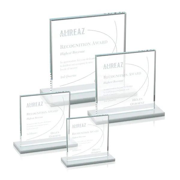 Bold Sahara Award features a 0.5” thick Starfire crystal mounted on... from ASI 84592 St Regis Group / St Regis