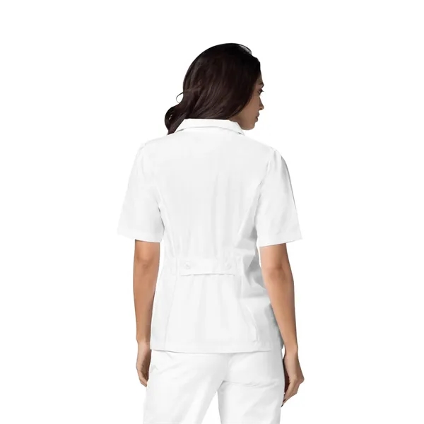 Adar Universal Lapel Collar Buttoned Top... from ASI 86018 Scrub Authority / Uniform Stores