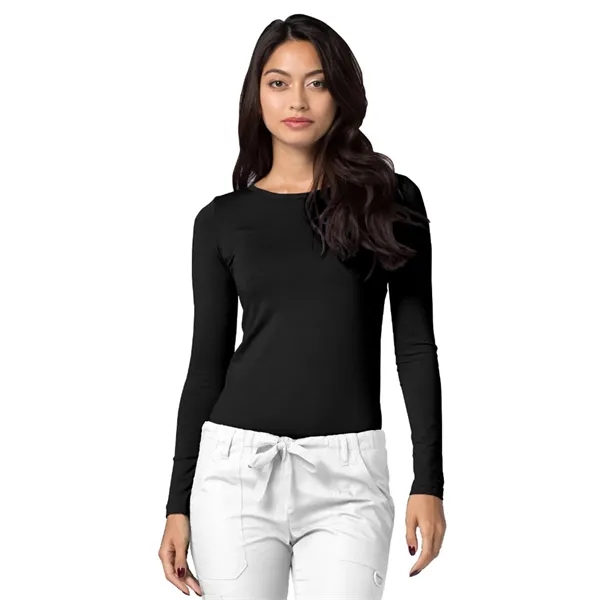 Adar Universal Women's Long Sleeve Comfort Tee... from ASI 86018 Scrub Authority / Uniform Stores