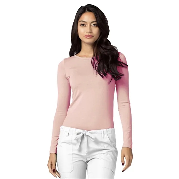 Adar Universal Women's Long Sleeve Comfort Tee... from ASI 86018 Scrub Authority / Uniform Stores
