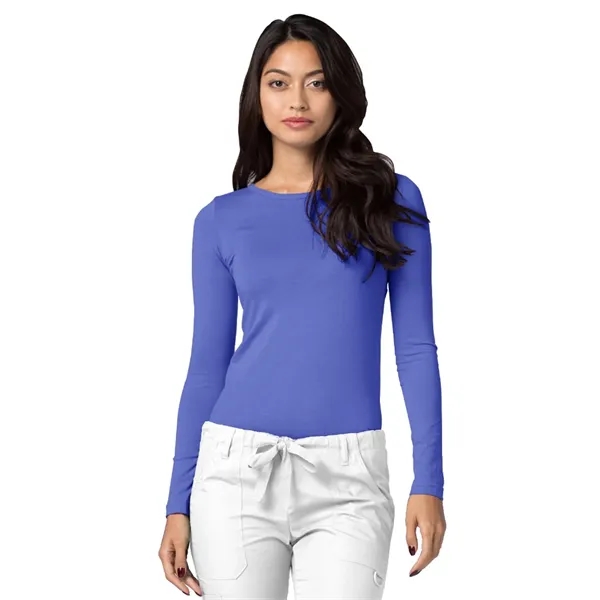 Adar Universal Women's Long Sleeve Comfort Tee... from ASI 86018 Scrub Authority / Uniform Stores