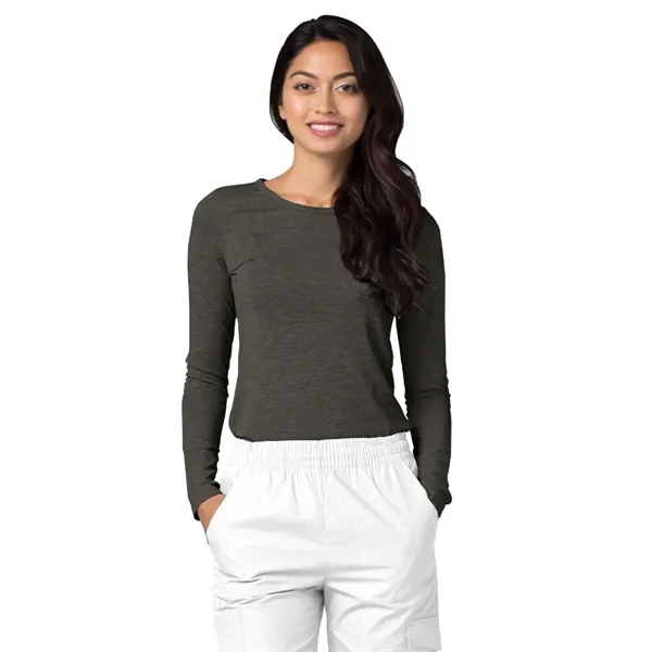 Adar Universal Women's Long Sleeve Comfort Tee... from ASI 86018 Scrub Authority / Uniform Stores