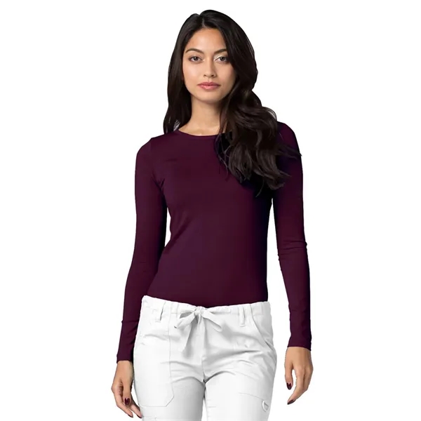 Adar Universal Women's Long Sleeve Comfort Tee... from ASI 86018 Scrub Authority / Uniform Stores