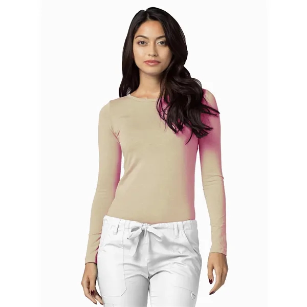 Adar Universal Women's Long Sleeve Comfort Tee... from ASI 86018 Scrub Authority / Uniform Stores
