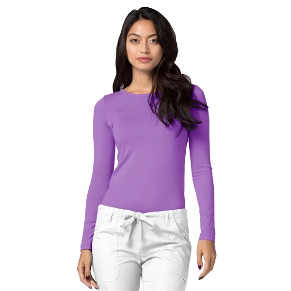 Adar Universal Women's Long Sleeve Comfort Tee... from ASI 86018 Scrub Authority / Uniform Stores