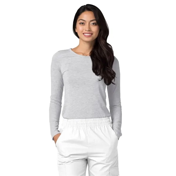 Adar Universal Women's Long Sleeve Comfort Tee... from ASI 86018 Scrub Authority / Uniform Stores