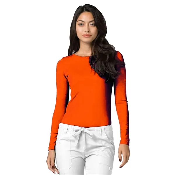 Adar Universal Women's Long Sleeve Comfort Tee... from ASI 86018 Scrub Authority / Uniform Stores